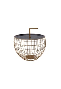 Kayoom - Beistelltisch Art Deco 535 in schwarz - schwarz