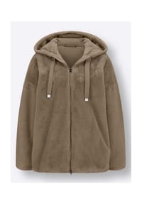 Witt - Fellimitat-Jacke - dunkelblau