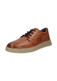 bugatti - Nappaleder Halbschuhe - Cognac