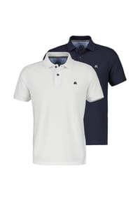 LERROS - Poloshirt 2er Pack Basic - Basalt grey