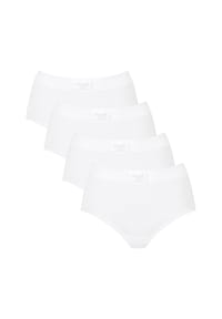 sloggi - Maxi Slip 4er Pack Double Comfort - Weiß