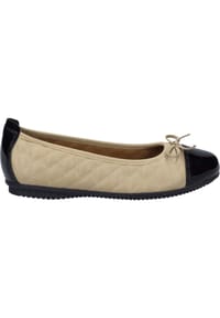 JOSEF SEIBEL - Damen Ballerina Pippa 76, schwarz-beige - schwarz-beige