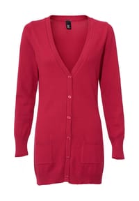 heine - Feinstrickjacke - rot