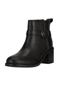 CLARKS® - Stiefelette Chamberly Trim mit Reißverschluss für leichtes Anziehen - 1216 Black Leather