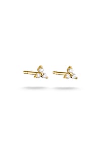 Thomas Sabo - Ohrstecker mit weißem Zirkonia - gelbgoldfarben