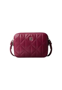 TOM TAILOR - Umhängetasche, Kunstleder, Emblem, für Damen - ALLURING PINK