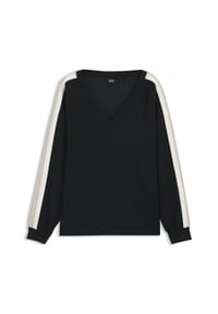 BOSS - Sweatshirt Tone, V-Ausschnitt, für Damen - 001 BLACK
