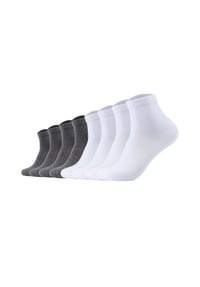s.Oliver - Unisex Socken, 8er Pack - Quarter, einfarbig - Blau