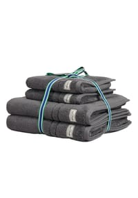 GANT - Handtuch/Duschtuch-Set, 4-teilig - PREMIUM TOWEL, Frottee - Dunkelgrau