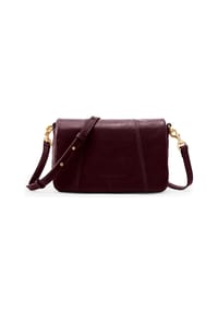 LES VISIONNAIRES Mila - Mila Umhängetasche Leder 23 cm - bordeaux red