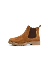 camel active - Chelsea Boot aus echtem Leder - Braun
