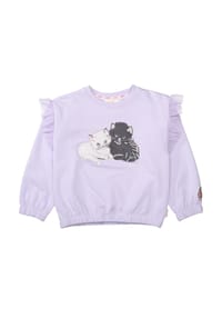 JETTE - Sweatshirt, Pailletten, für Kinder - 610  PASTEL LILAC
