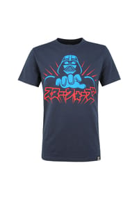 RE:COVERED - T-Shirt Star Wars Vader Japanese  Navy mit coolem Darth Vader-Print - Navy