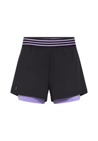 ALEX - Trainingsshorts, feuchtigkeitsableitend, für Damen - AOP ROUGE RED