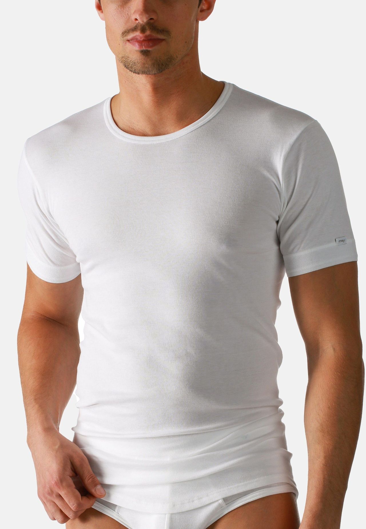 mey WäSche-Shirt "Noblesse", FüR Herren, Weiß, 7