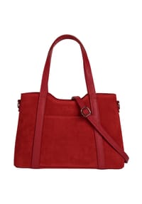 Cluty - Handtasche Echt Leder, Made In Italy - beige
