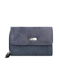 TOM TAILOR ELIN - Geldbörse, Reißverschlussfach, Druckknopf, für Damen - 50 BLAU