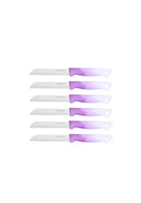 Cheffinger - Küchenmesser 18 cm mit ergonomischem Griff - Lila - Lila 1 Stück