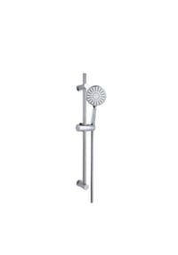 COFI - Brausegarnitur 3-teilig - 5-Funktionen-Duschkopf, 150?cm Schlauch & - Silber 15 x 29 cm