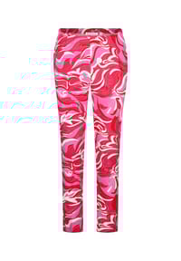 BICALLA - Pants Bengaline - pink/weiss
