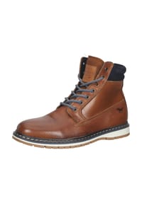 MUSTANG® - Leder Stiefelette - Cognac