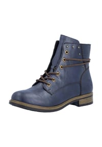 rieker - Lederimitat Stiefelette - Marine