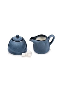 SÄNGER Steingut Geschirrserie Darwin - Darwin - Blau - Kaffeebecher Set 4-teilig