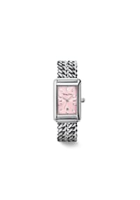 Thomas Sabo - Damenuhr Bold Elegance pink rechteckig - silberfarben, rosa