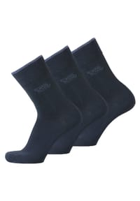 camel active - Herren Socken, 3er Pack - Basic Socken, Bio-Baumwolle - Anthrazit