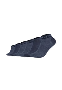 MUSTANG® - Herren Sneakersocken, 6er Pack - Casual Organic Cotton Sneaker, uni - Dunkelgrau Mix