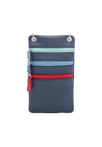 Mywalit - Brustbeutel "Puglia", Hochformat, Reißverschluss, Leder - 4 BLACKPACE