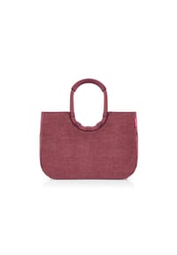 reisenthel® TWIST MAROON - Loopshopper L Shopper Tasche 46 cm - silver crackle