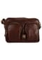 piké Umhängetasche Echt Leder, Made In Italy Bild 9