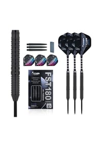 COFI - Formula Sports FST180 Gen3 Black Tungsten Dartpfeilset 24 Gramm - Schwarz 14 × 1 × 1 cm