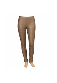 CAROLIN RICK - Stretchhose mit Gamasche - Braun