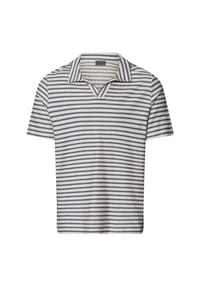 HANRO - V-Shirt Loungy Summer - deep breeze stripe