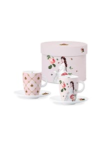 ppd - Espressotasse Sisi and Vienna E-Cup, 2er Set, in Geschenkbox, 80 ml - Mehrfarbig