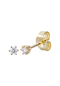 Orolino - Ohrringe 585/- Gold 2 Brillant 0,10ct. - gelb
