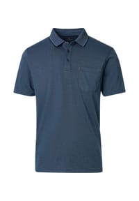CASAMODA - Poloshirt, Logo-Stickerei, Brusttasche, für Herren - 116  116 BLAU