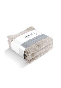 herzbach home Seiftücher Pura 30x30 cm 550g/m², Premium-Qualität, 100% Baumwolle, einfarbig - Herzbach_Pura - Anthrazit