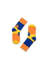 koaa - Maus & Elefant Color Block – Socken - Blau