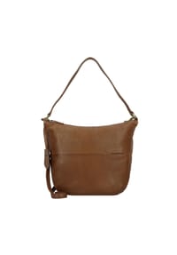 BURKELY Natural Norah - Natural Norah Schultertasche Leder 32 cm - coco cognac