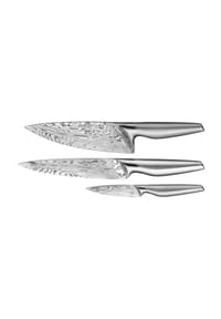 WMF Messer-Set "Signature - Chef´s Edition Damasteel", 3-teilig - Chef`s Edition Damasteel® - SILBER