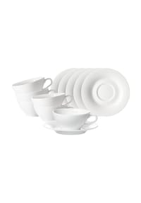 Ritzenhoff & Breker Teetassen mit Untertassen Ostfriese 100 ml 6er Set - OSTFRIESE - blau