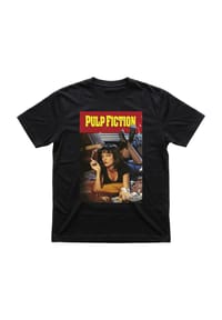MERCHC•DE - T-Shirt, Pulp Fiction Post, schwarz, für Herren - 00007 BLACK