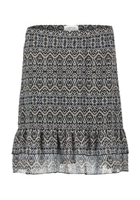 CARTOON - Stufenrock, Knielänge, Gummibund, für Damen - 9850 BLACK/GREEN