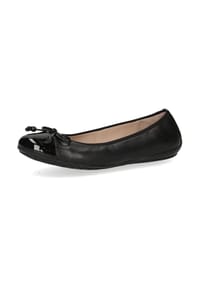 Caprice - Leder/Textil Ballerinas - Schwarz
