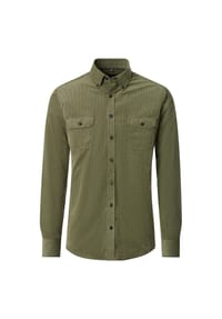 CASAMODA - Herren Freizeithemd Langarm uni Casual Fit - Beige