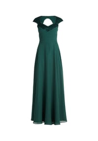 Vera Mont - Abendkleid mit Pailletten - Dark Emerald