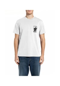 REPLAY - T-Shirt, Baumwolle, für Herren - C06W PORT ROYALE